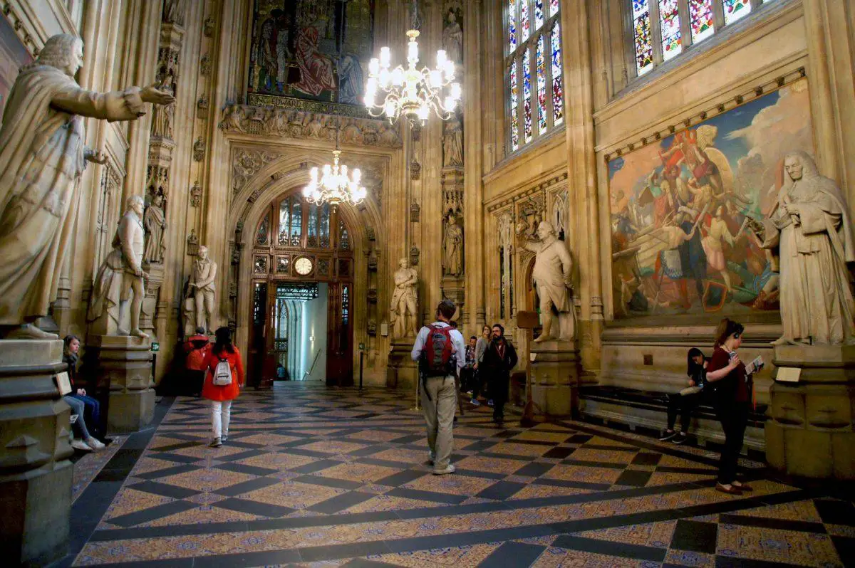Stepping inside British History at the Houses of parliament audio tour st stephens hall 2