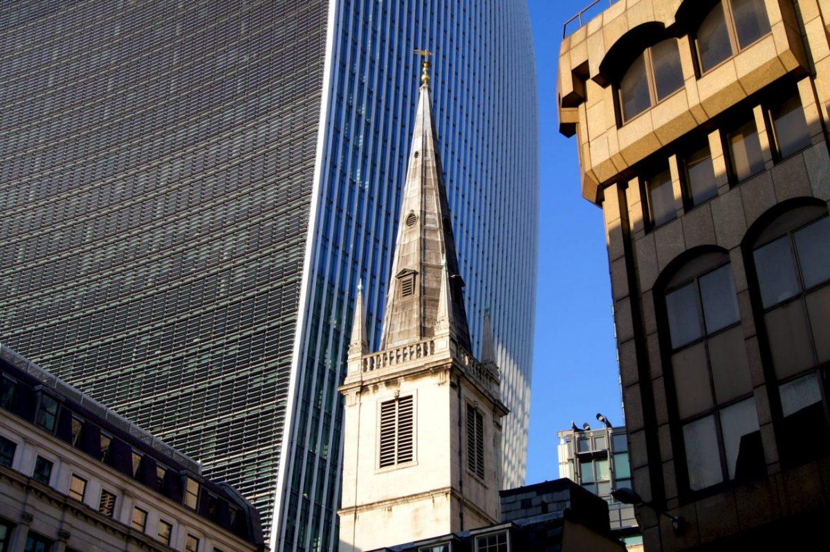 Tides of Time a Riverside Walk with Context Travel Tower Church old vs new