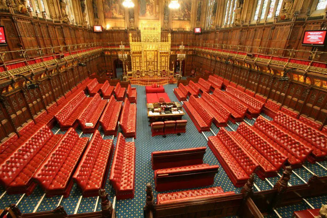 Stepping inside British History at the Houses of parliament audio tour house of lords 2