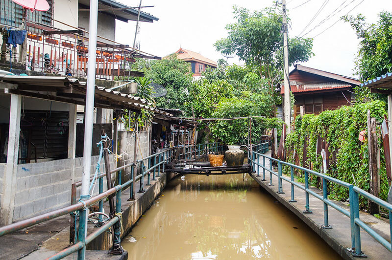 Thonburi canals in Bangkok