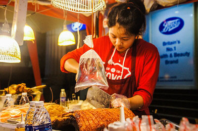 Night market in Bangkok