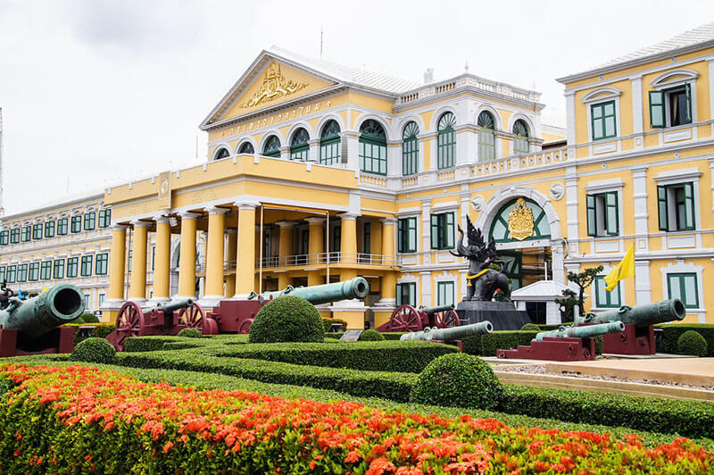 Ministry of Defence and Old Big Gun Museum in Bangkok