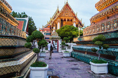 Wat Pho and the Reclining Buddha in Bangkok