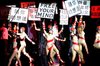 Calypso cabaret show at Asiatique in Bangkok