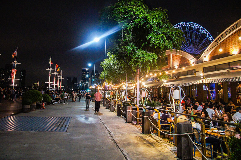 Asiatique riverfront complex in Bangkok