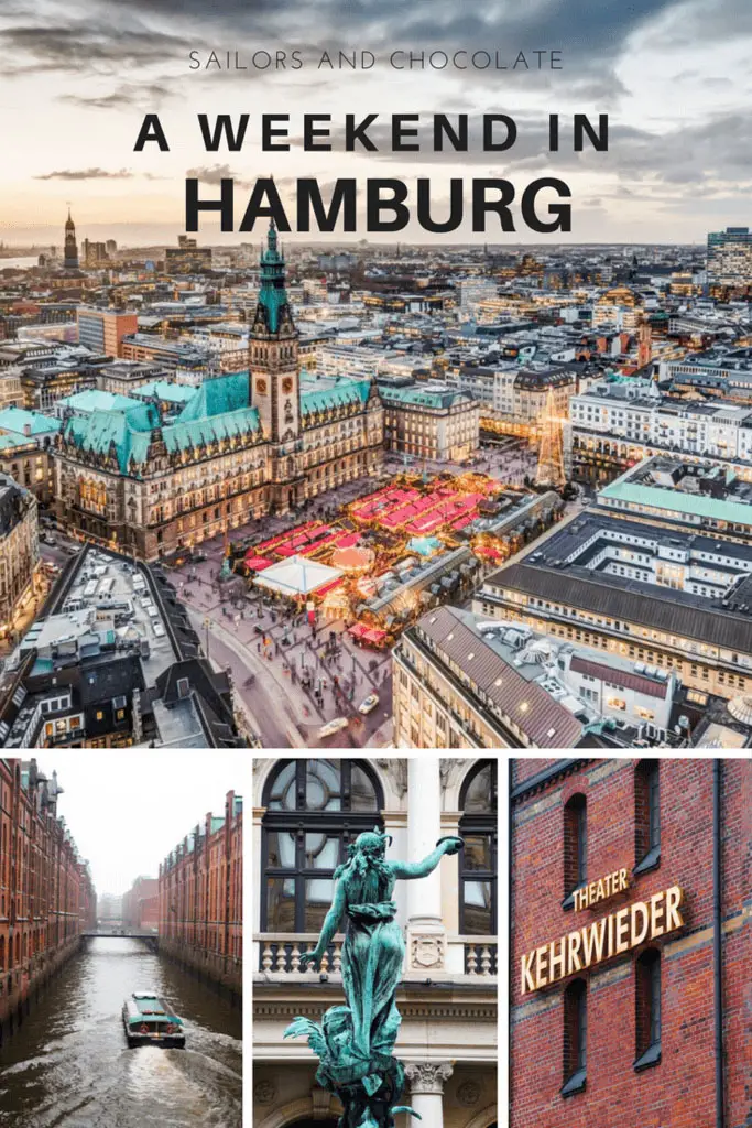 The perfect Christmas Weekend Getaway 48 Hours in Hamburg Germany Pinterest image