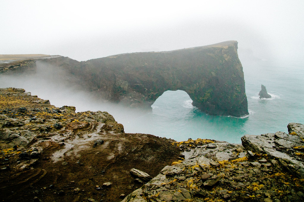 Dyrhólaey iconic arched rock
