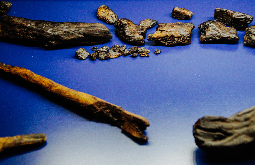 Archaeological artifacts in the Settlement Museum Reykjavík