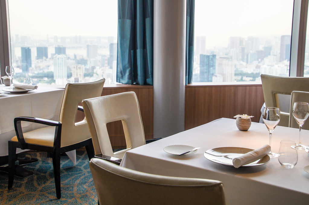Azure45 restaurant at the Ritz-Carlton Tokyo
