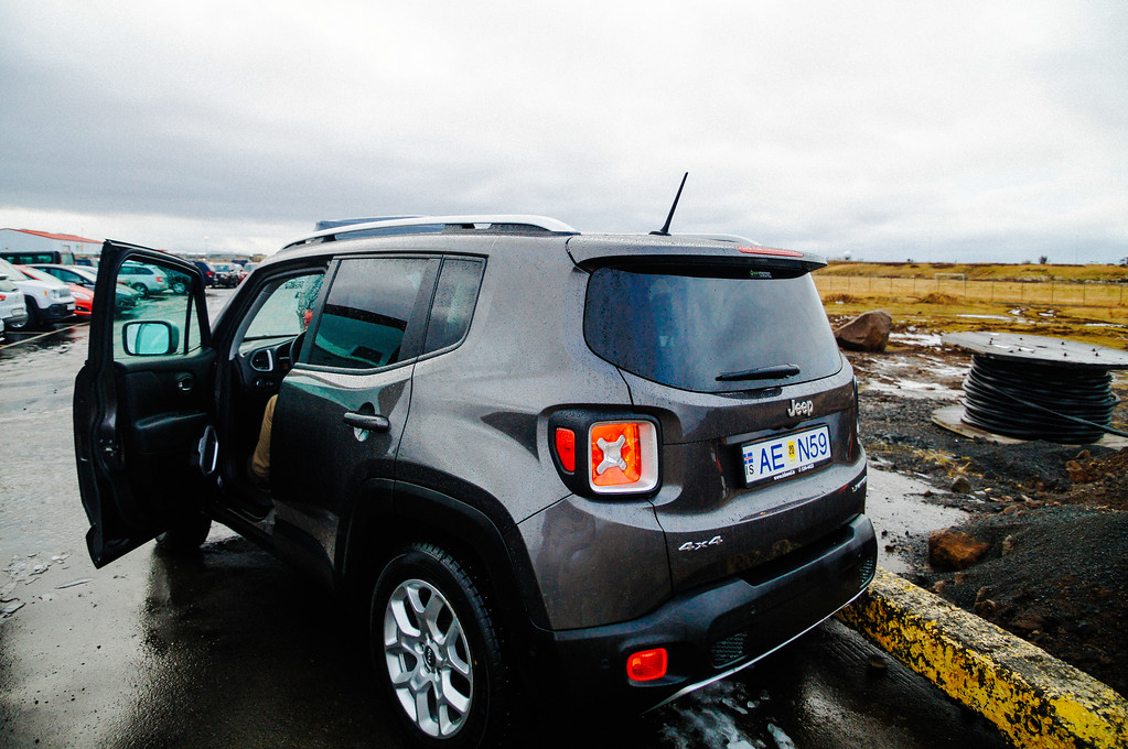 Rear of our rental Jeep in Iceland