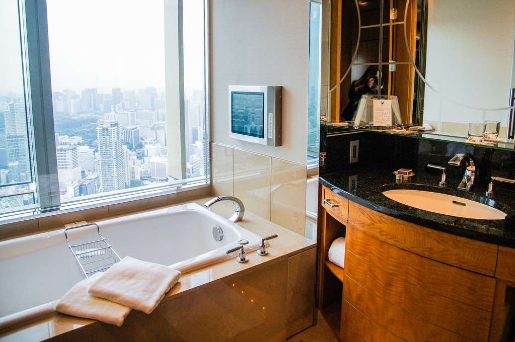 Bathroom at the Ritz-Carlton Tokyo