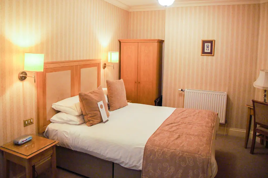 bedroom in the grand hotel torquay in devon