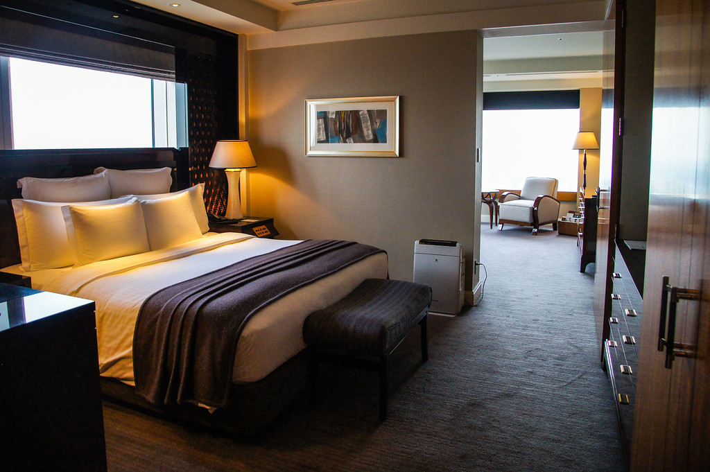 Bedroom at the Ritz-Carlton Tokyo