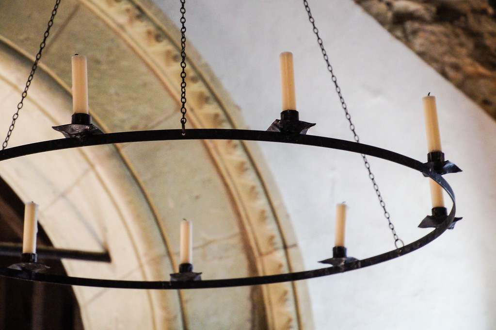ceiling lamp of old church of bonchurch on the isle of wight Ceiling lamp of old church of bonchurch on the isle of wight