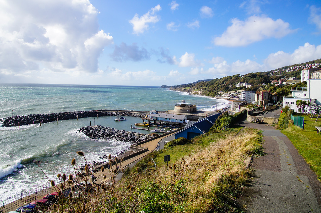 coastal path to ventnor on the isle of wight Coastal path to ventnor on the isle of wight