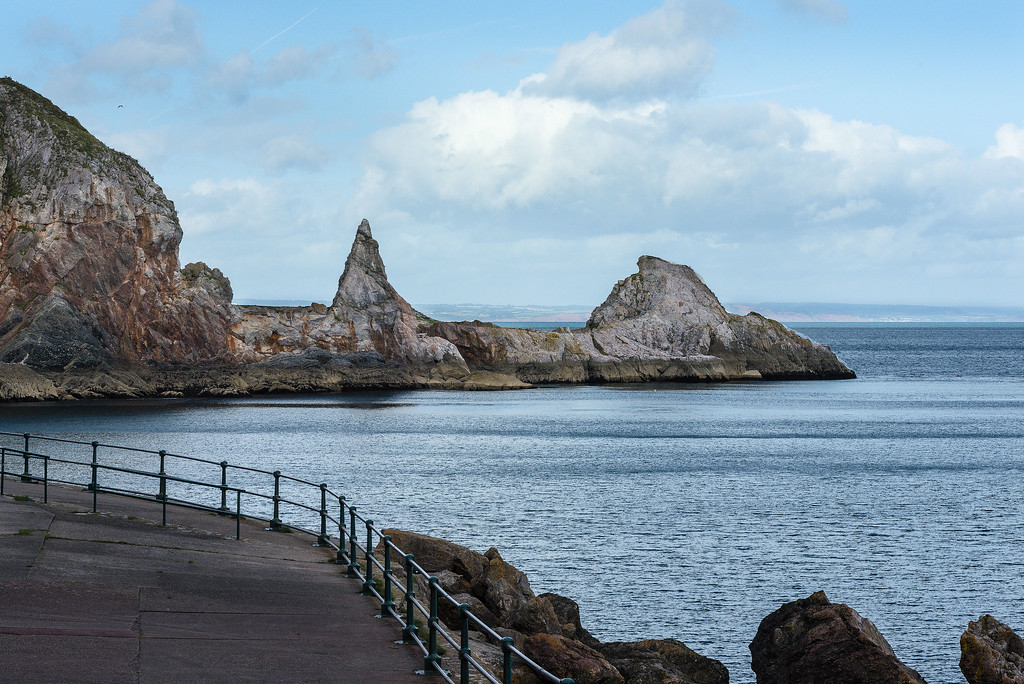 coastline at Beacon Cove in Devon coastline at Beacon Cove in Devon