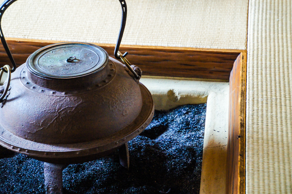Cooking pot in traditional Kokushoan in Hinokizaka at the Ritz-Carlton Tokyo