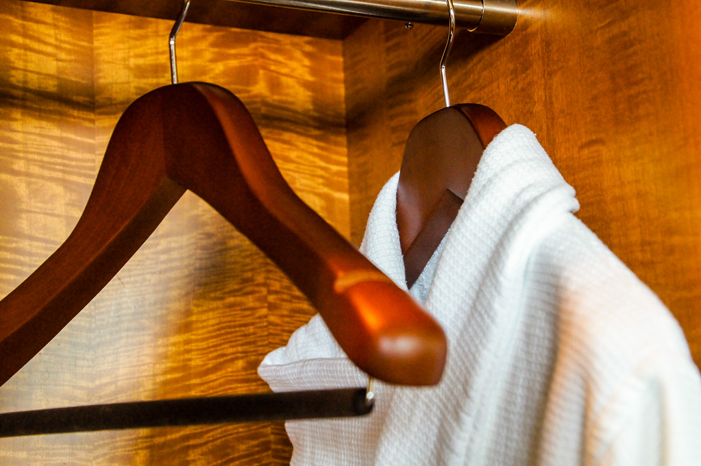 Dressing room in bedroom at the Ritz-Carlton Tokyo