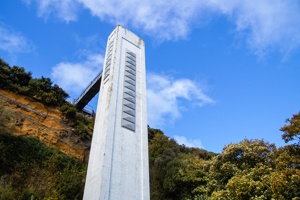 elevator to shanklin beach on the isle of wight Cliff lift to Shanklin Beach