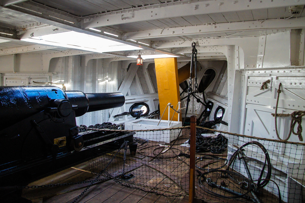 exhibit in the hms garnet at the historic dockyard chatham