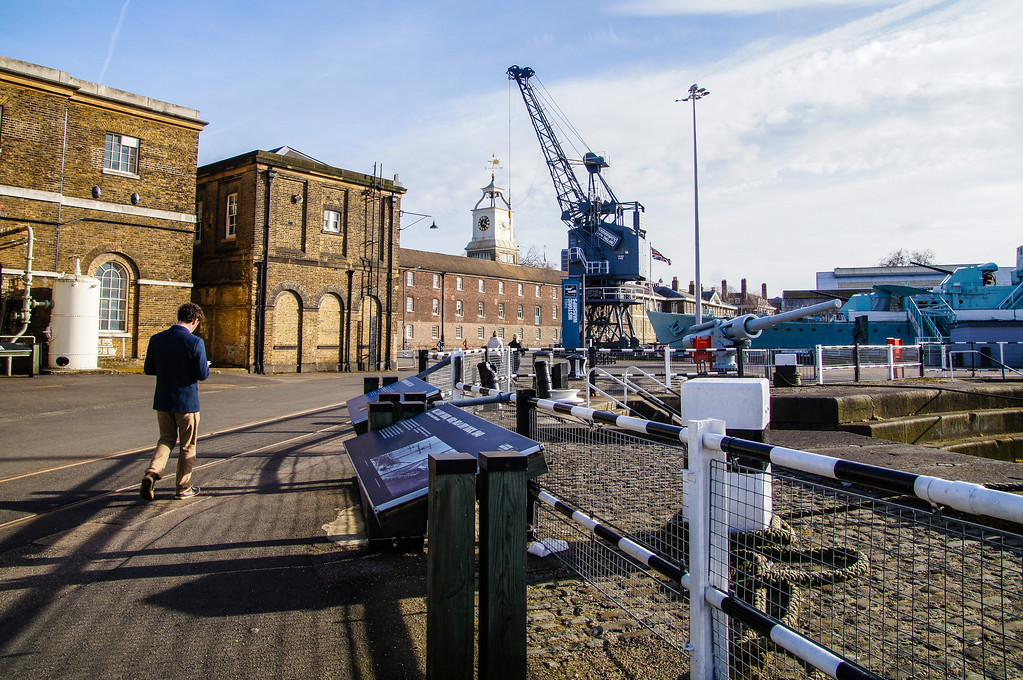 external canals at the historic dockyard chatham