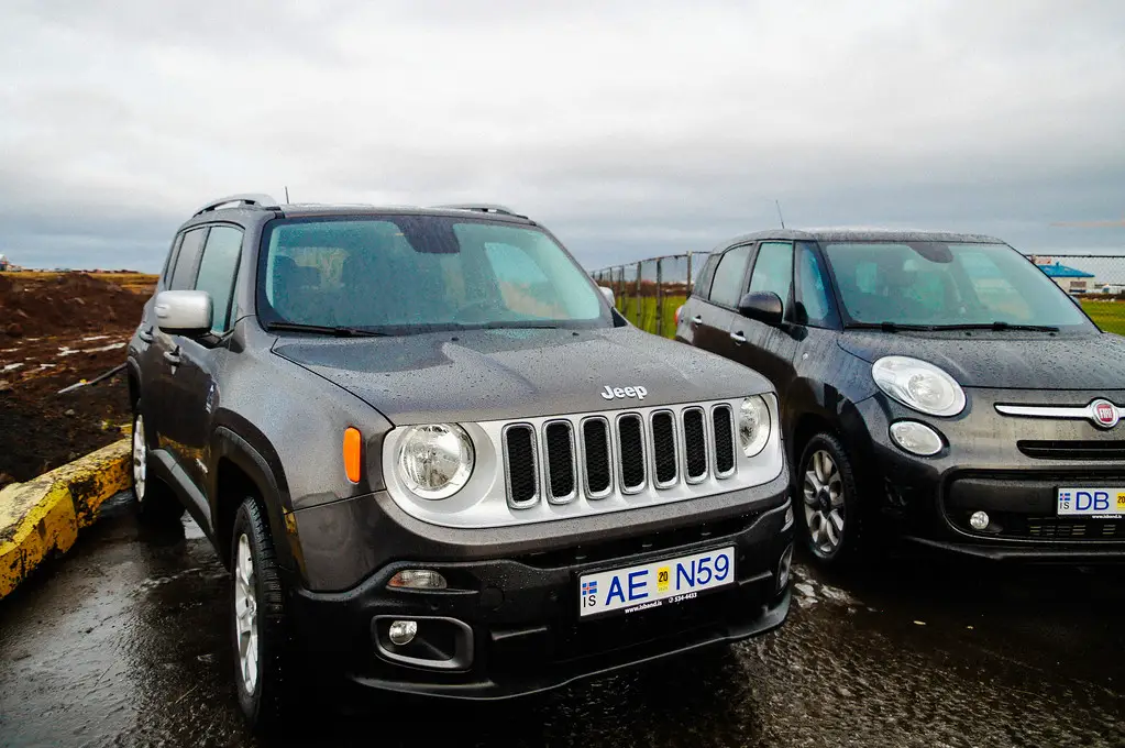 jeep renegade in iceland at car rental compony 1