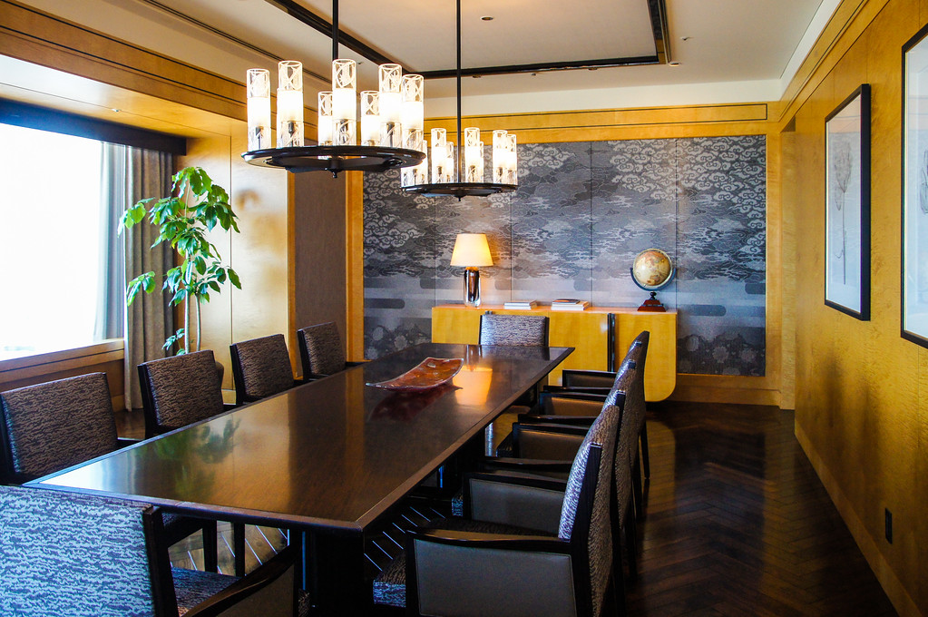 Meeting room in a business suite at the Ritz-Carlton Tokyo