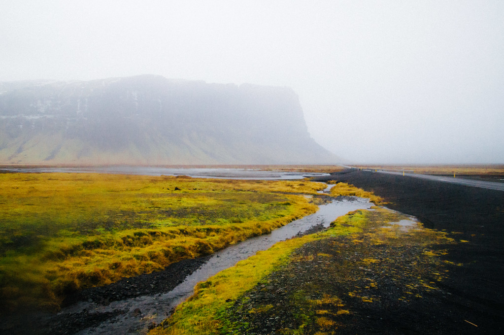 Mountains of the Vatnajökull National Park on iceland road trip