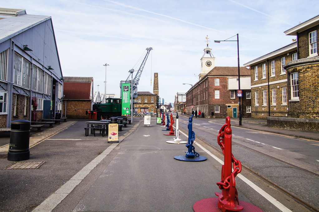 railway workshop and canteen at the historic dockyard chatham
