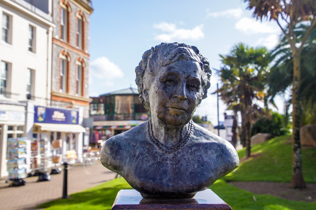 statue of agatha christie in devon statue of agatha christie in devon
