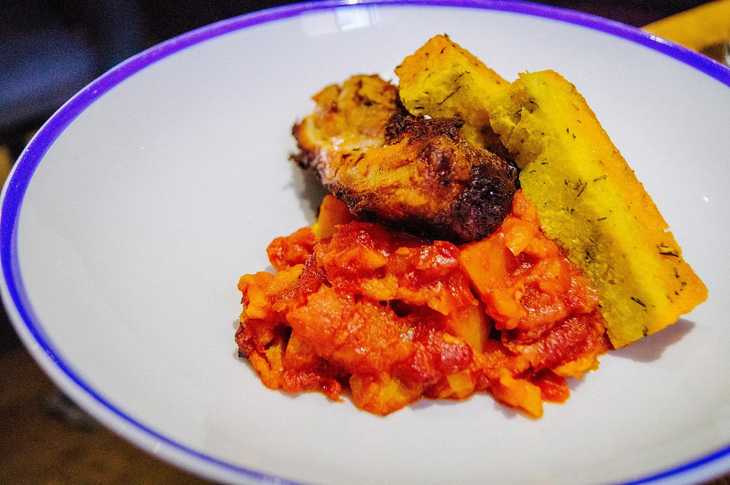 the elephant at the market in newbury interior restaurant pork belly and polenta 2 the elephant at the market in newbury interior restaurant pork belly and polenta 2