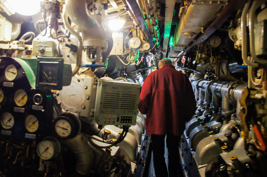 walking through the hms ocelot submarine at the historic dockyard chatham