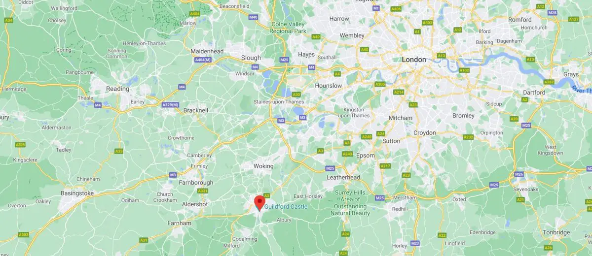 Guildford Location map