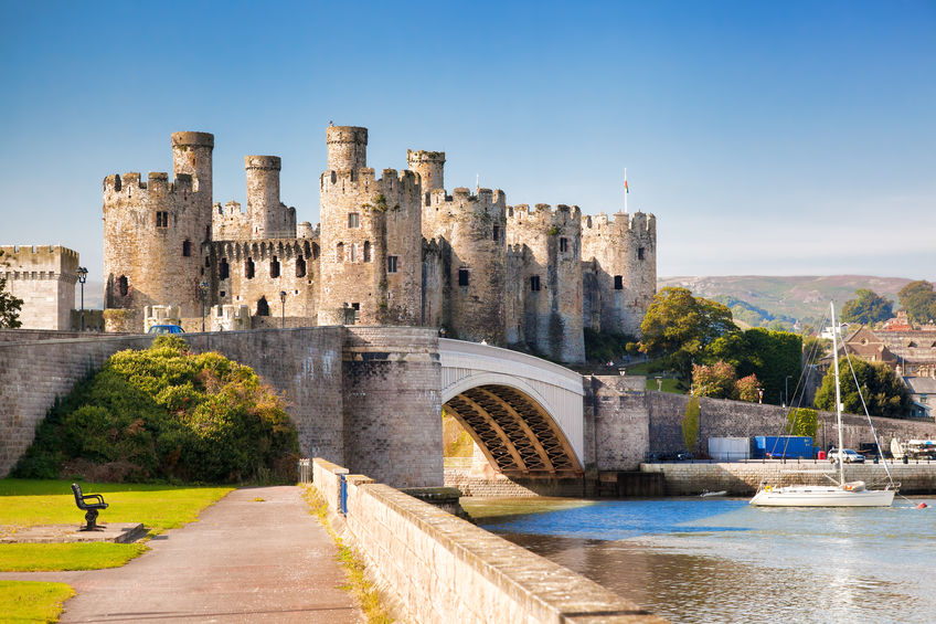 Wales Conwy Castle in Wales