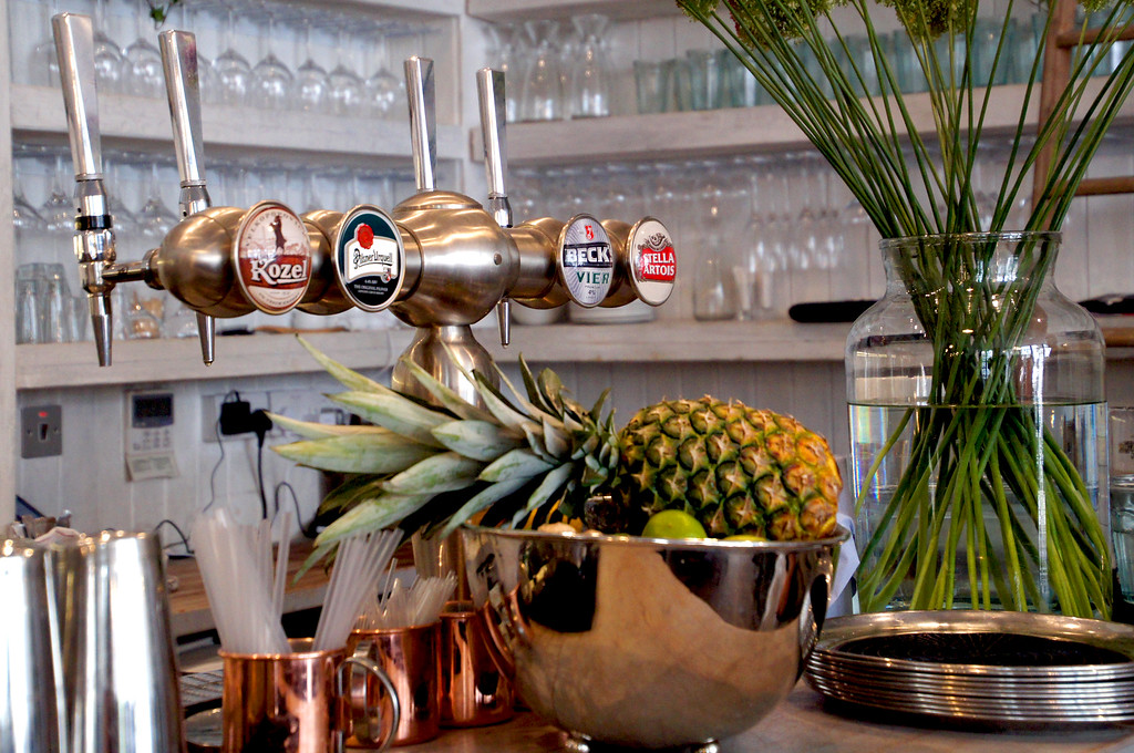 beer dispenser at cocktail bar in no1 duke street richmond london