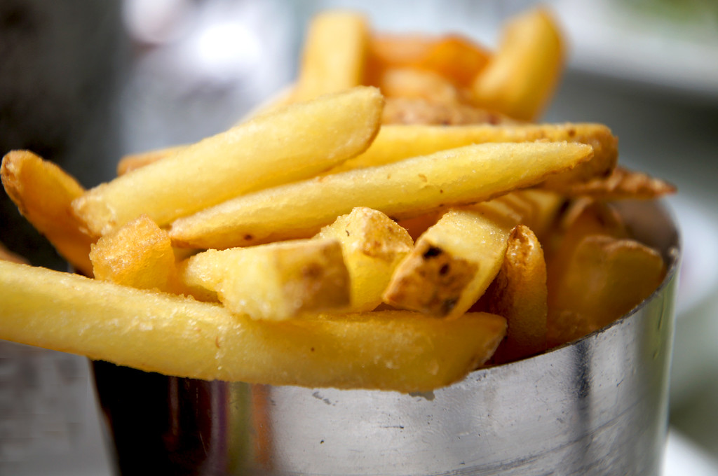 chips with no1 house burger at no1 duke street richmond london