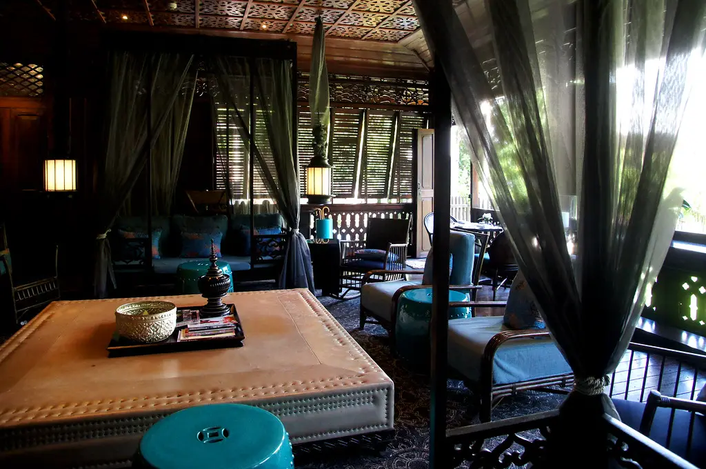 communal lounge at 137 pillars house in chiang mai thailand communal lounge at 137 pillars house in chiang mai thailand