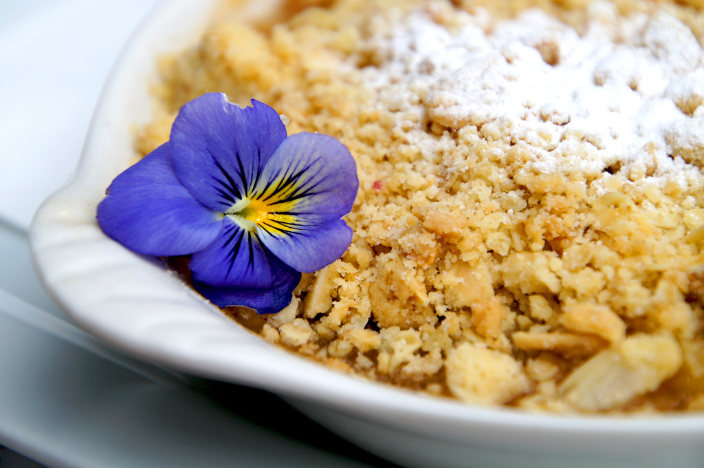crumble at cafe elvira at borde hill gardens Crumble at cafe elvira at Borde Hill Garden