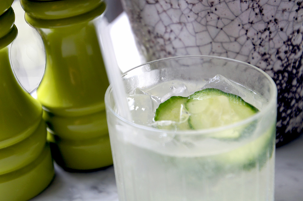 eldeflower and cucumber lemonade in no1 duke street richmond london