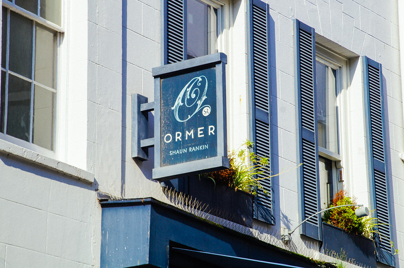 Exterior of ormer Shaun Rankin restaurant in St Helier in Jersey