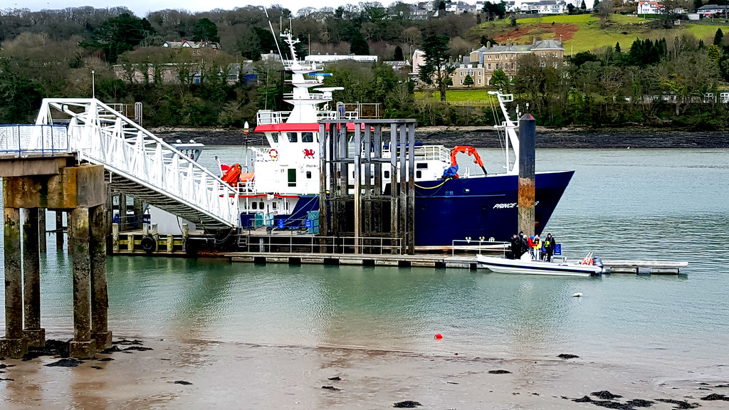 ferry on the menai strait near caernarfon in north wales in snowdonia ferry on the menai strait near caernarfon in north wales in snowdonia
