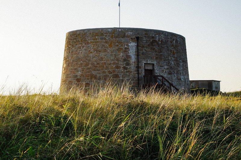Fortifications on St Ouen's bay in Jersey