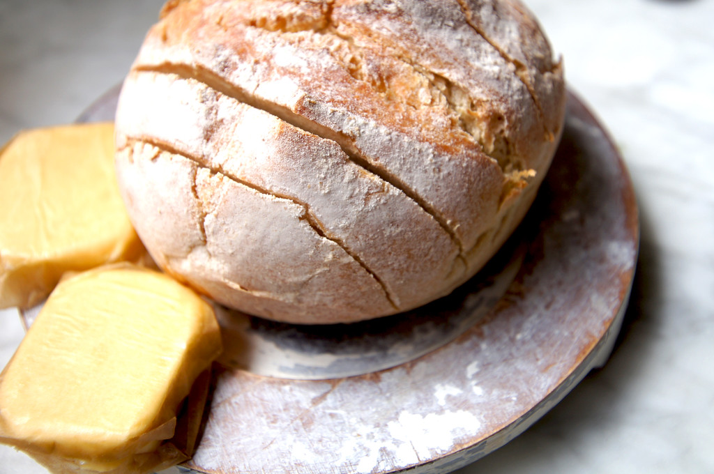 fresh bread and butter at no1 duke street richmond london