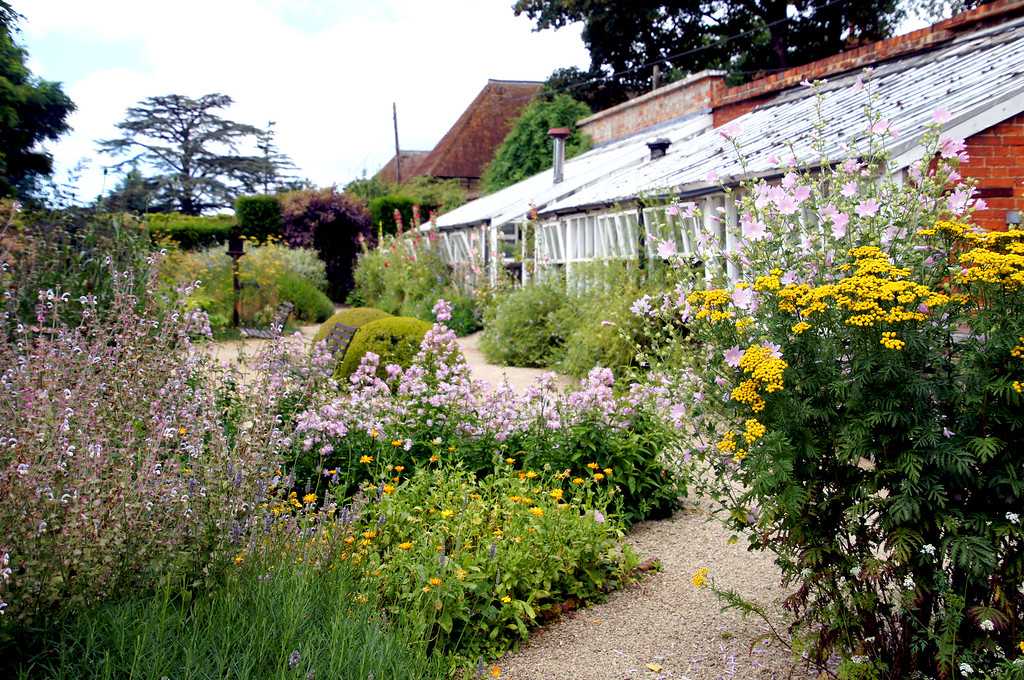 glass house in loseley park gardens