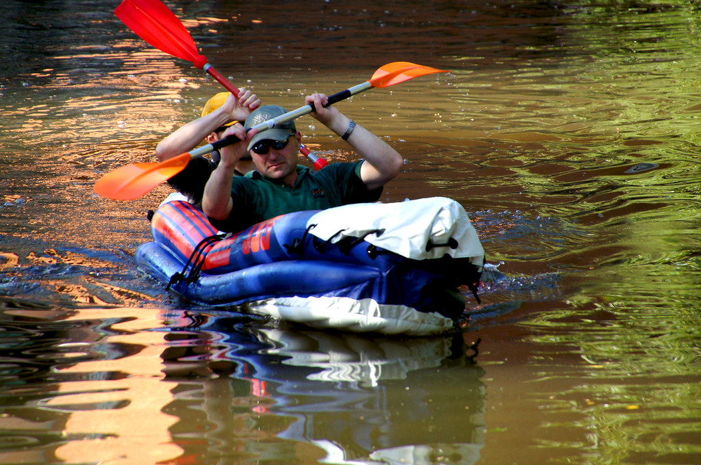 kayaks on the canal in guildford