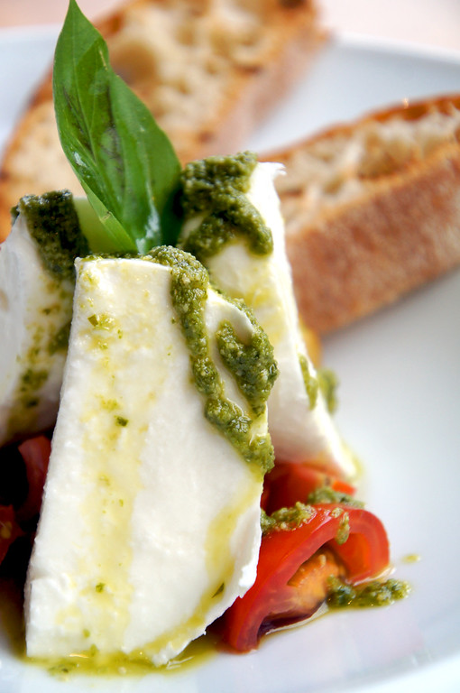 mozarella cherry tomatoes and basil starter at rocket italian fusion restaurant in london picture 4 mozarella cherry tomatoes and basil starter at rocket italian fusion restaurant in london picture 4