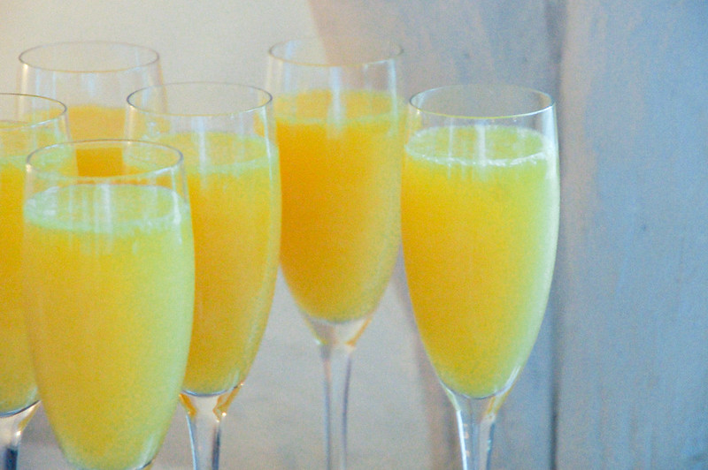 Orange juice at hotel la place in Jersey