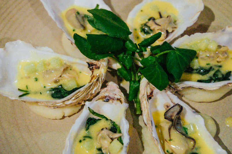 Oysters at Mark Jordan's at the Beach