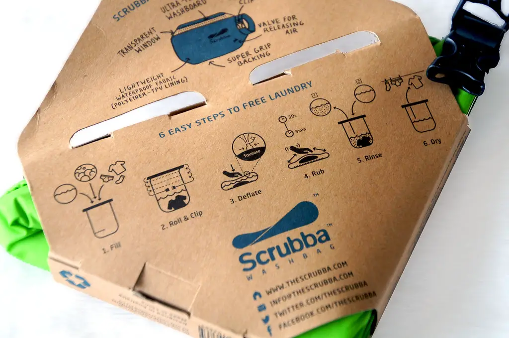 packaging of scrubba washbag review packaging of scrubba washbag review