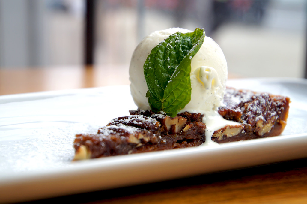 peacon and treacle tart at rocket italian fusion restaurant in london picture 2 peacon and treacle tart at rocket italian fusion restaurant in london picture 2